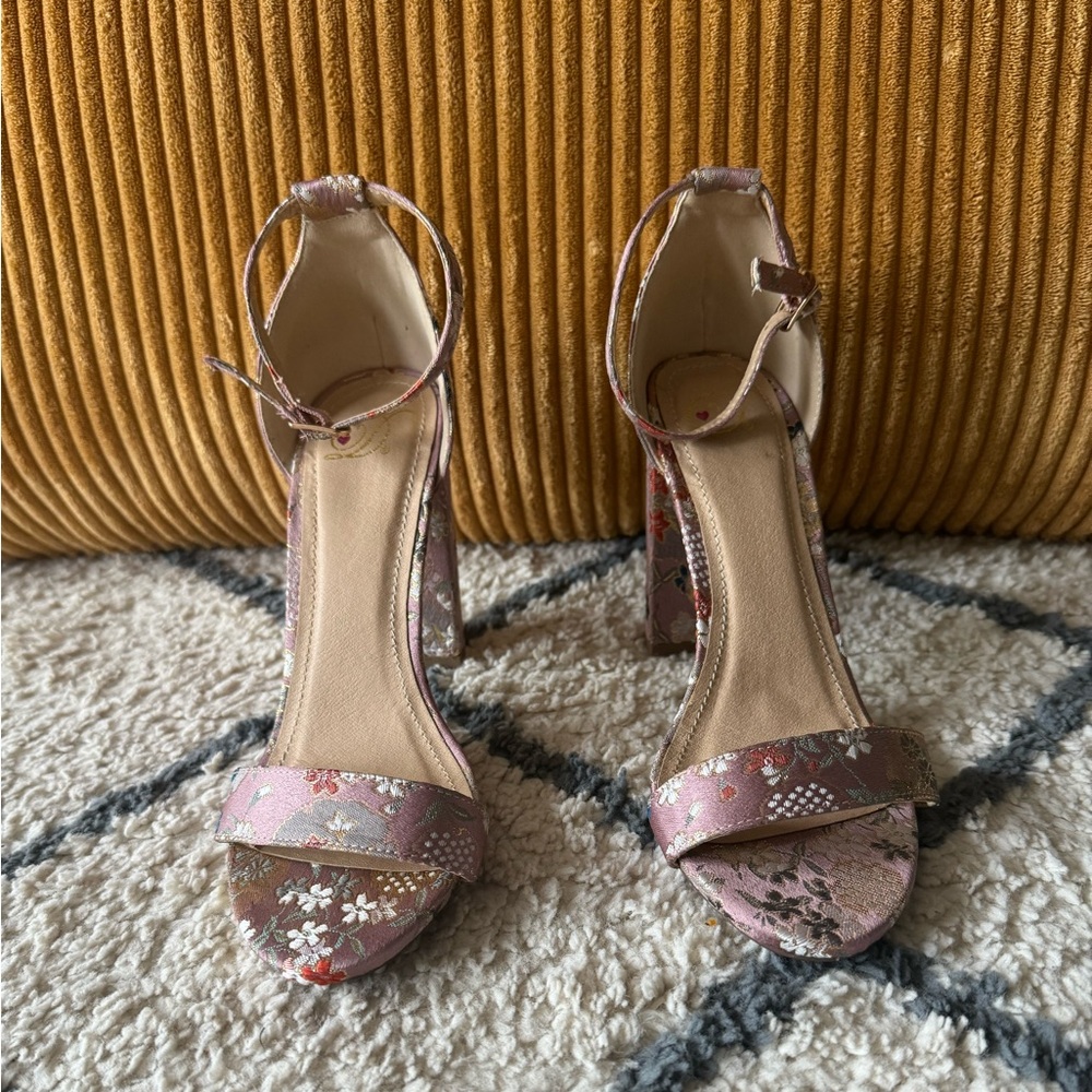 Floral heels